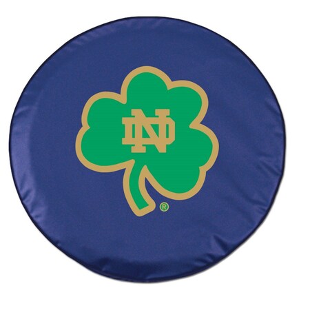 25 1/2 X 8 Notre Dame (Shamrock) Tire Cover